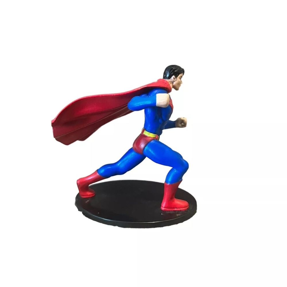 DC COMICS SUPERMAN MINI ACTION‎ FIGURE TOY Running Flying Cake/cupcake Topper - Picture 3 of 6